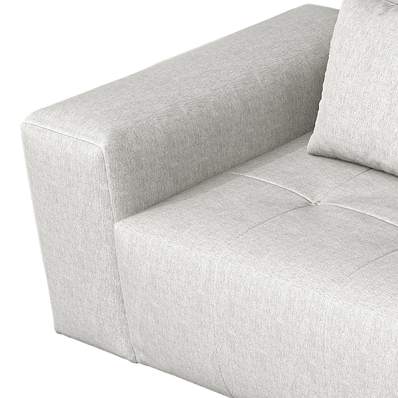 Outdoor No Assembly Patio Sofa with Chaise