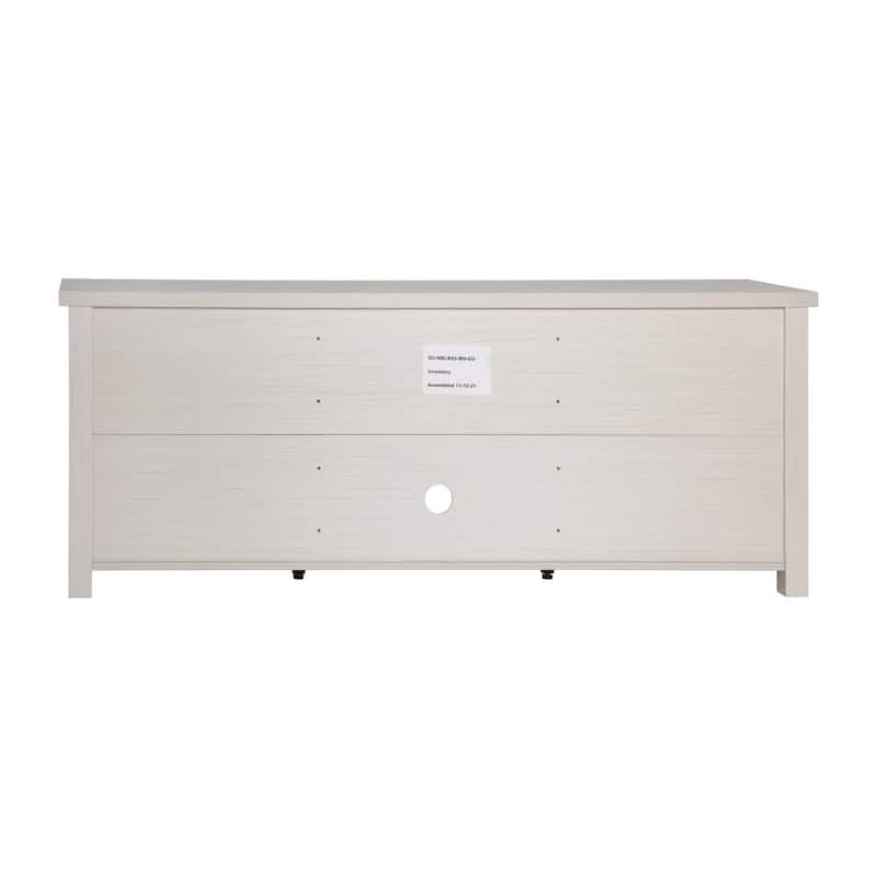 Classic TV Stand for up to 80" TVs-Glass Fronted Doors-Modern Finish