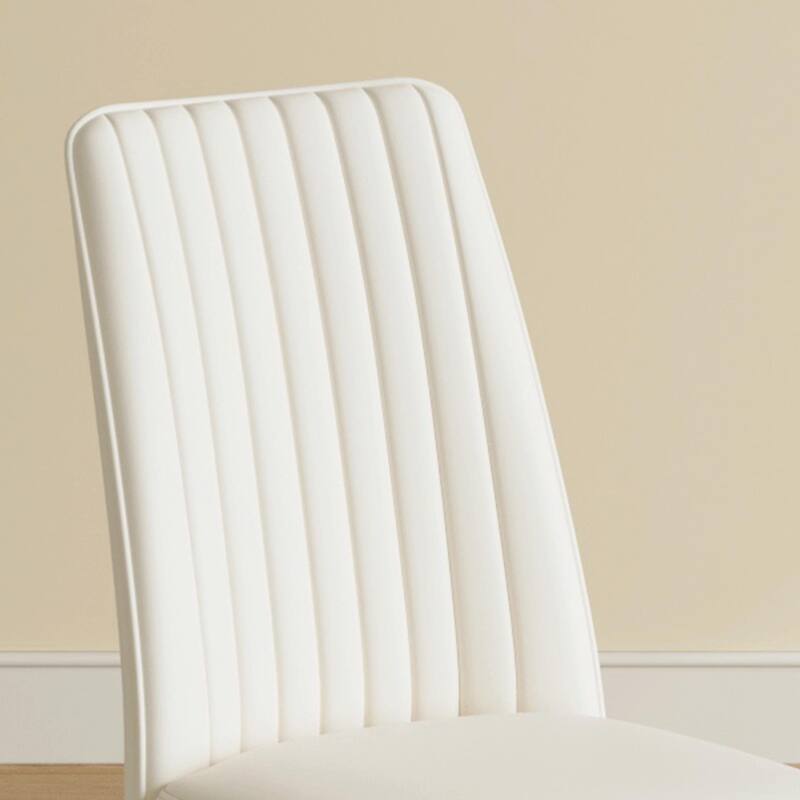 PU Leather Dining Chairs - Waterproof, Modern Design, Easy Clean