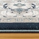 preview thumbnail 5 of 12, Gertmenian Majestic Moena Traditional Oriental Floral Medallion Wide Border Area Rug