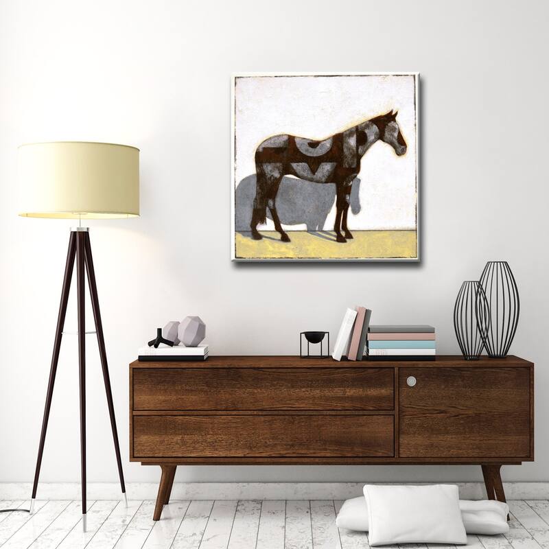 'Modern Pinto' Wrapped Canvas Wall Art by Norman Wyatt Jr.