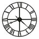 preview thumbnail 2 of 0, Howard Miller Lacy Charcoal-finish Wrought Iron Oversized Wall Clock