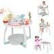preview thumbnail 14 of 30, Costway 5-in-1 Baby Activity Center with Rotating Seat Removable Toys - See Details White