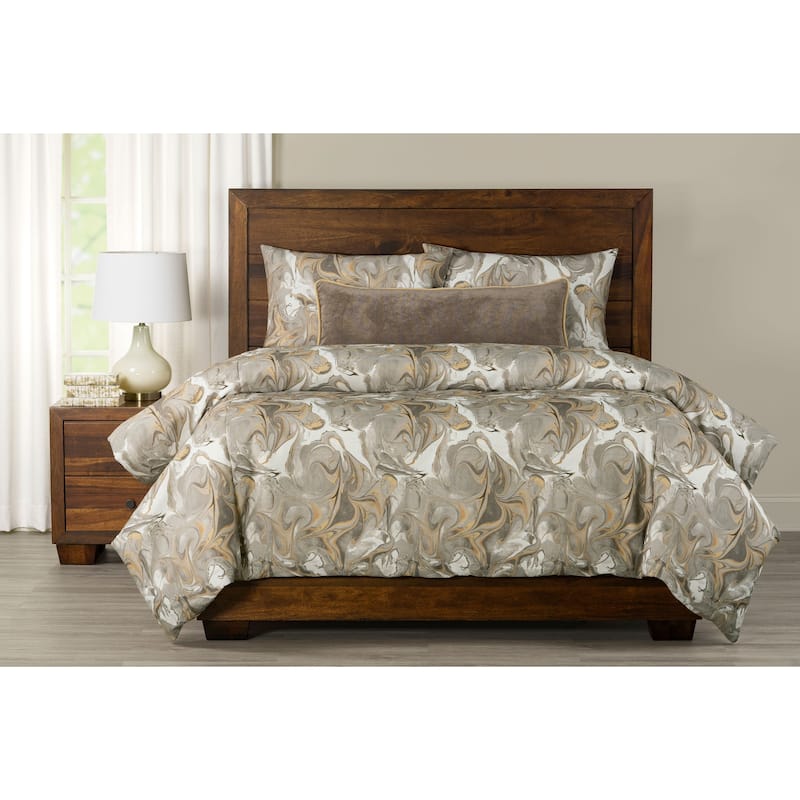 Siscovers Wanderlust Marble Print Duvet Set