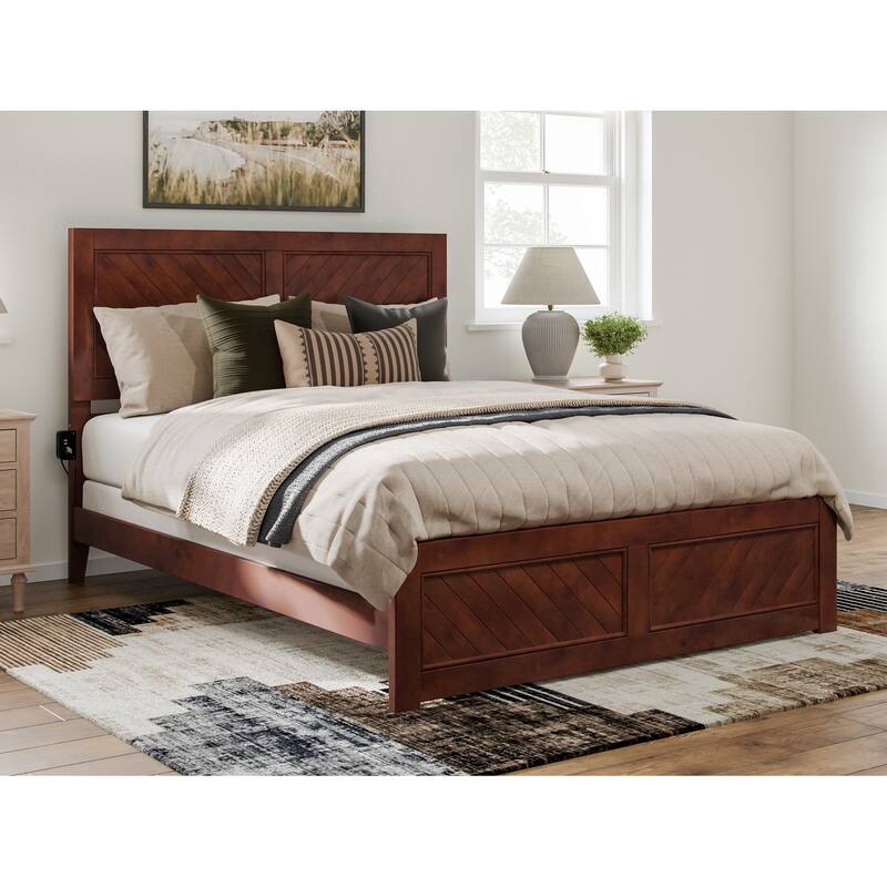 Canyon Foundation Bed Frame with Matching Footboard