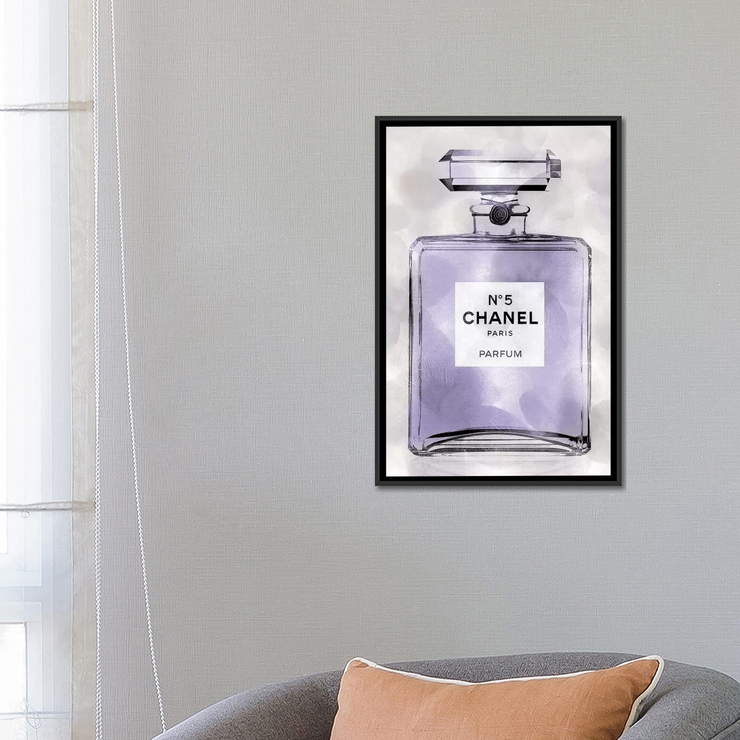 Purple Perfume Bottle' Art Print - Madeline Blake