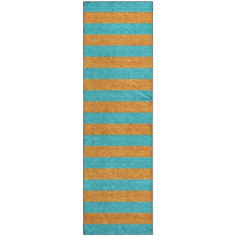 Premium Washable Super Soft Cabana Stripe Mayfield Rug