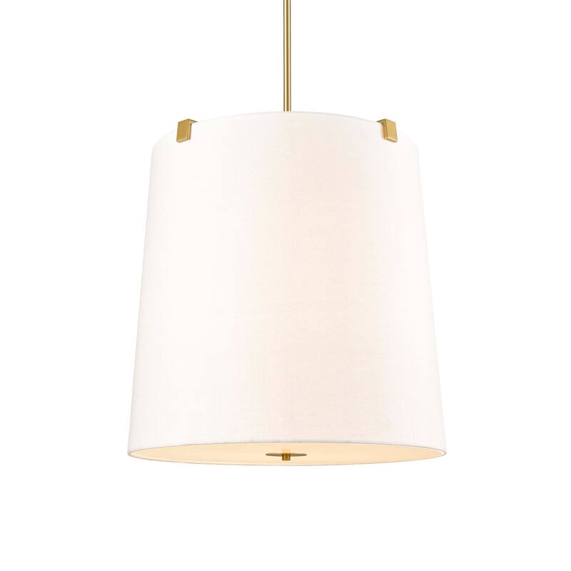 Z-Lite 3501P24 Weston 6 Light 24" Wide Pendant with Shade - Modern Gold
