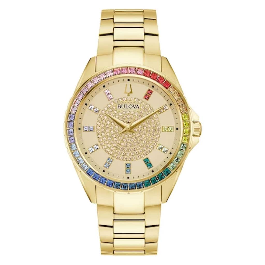 Bulova Women's Phantom Gold Dial Watch - 97A179 - One Size