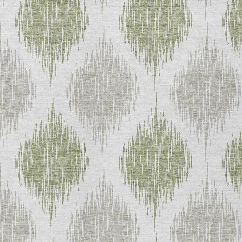 HomeRoots Ikat Transitional Rectangle Outdoor Rug