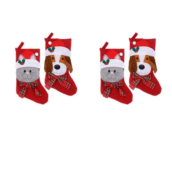Shop Christmas House Dog And Cat Pet Stockings 18 Inch
