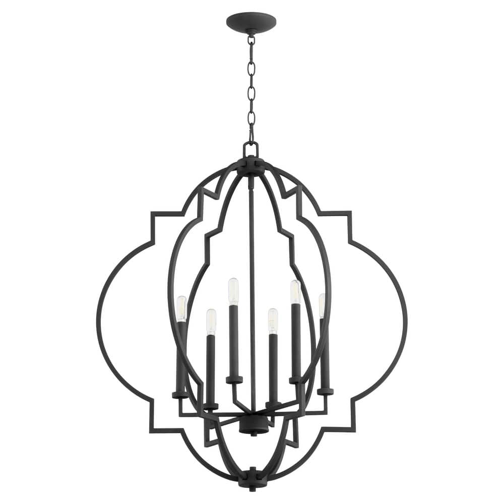 Quorum International Dublin 6 Light 30" Wide Chandelier