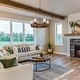 preview thumbnail 20 of 24, Farmhouse 6-Light Wagon Wheel Wood Chandelier with Seeded Glass Shade for Dining Living Room