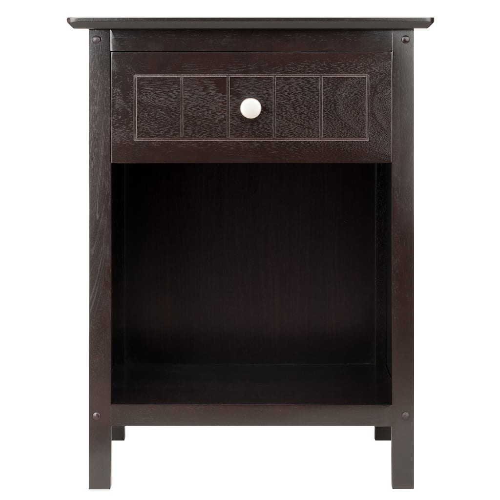 Blair Accent Table, Nightstand, Coffee - 18.9"W x 14.9"D x 25"H
