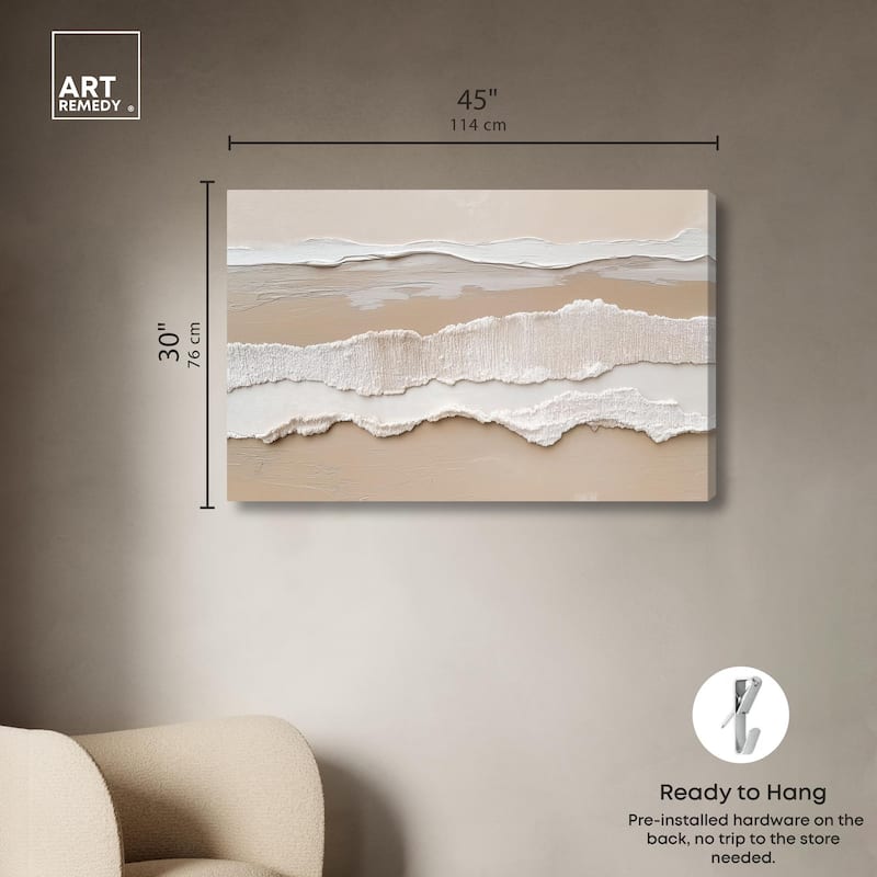 Textured Sea II Canvas by Art Remedy, Gallery Wrapped