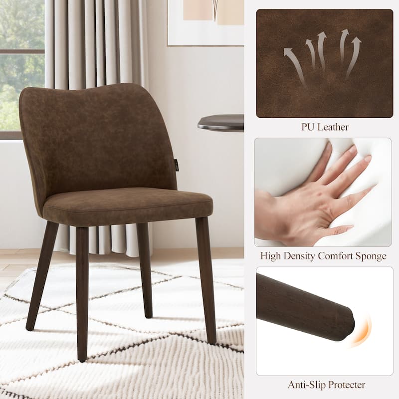 Modern Dining Chairs Upholstered Kitchen Chairs (set of 2)