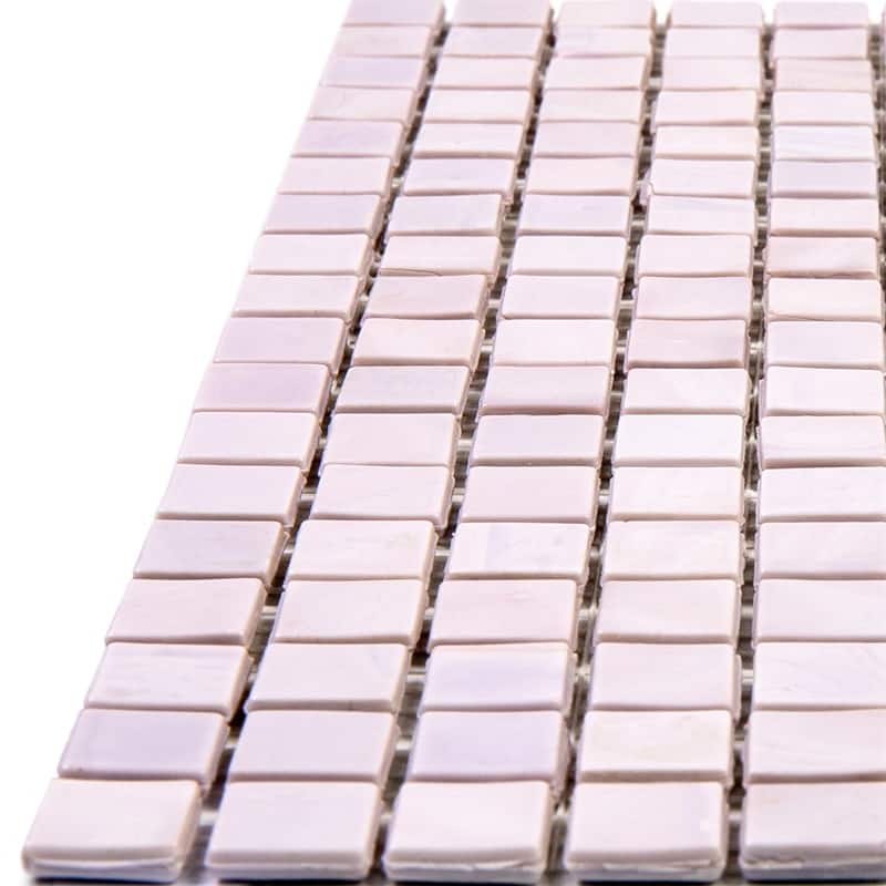 Apollo tile 12" x 12" Skosh Glossy Lavander Glass Tile (18.69 sq ft/case) - 20 Pack
