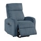 preview thumbnail 75 of 180, Fremont & Park Covelo Corduroy Recliner Collection - Push Back Recliner and Power Lift Chair for Apartments and Living Rooms