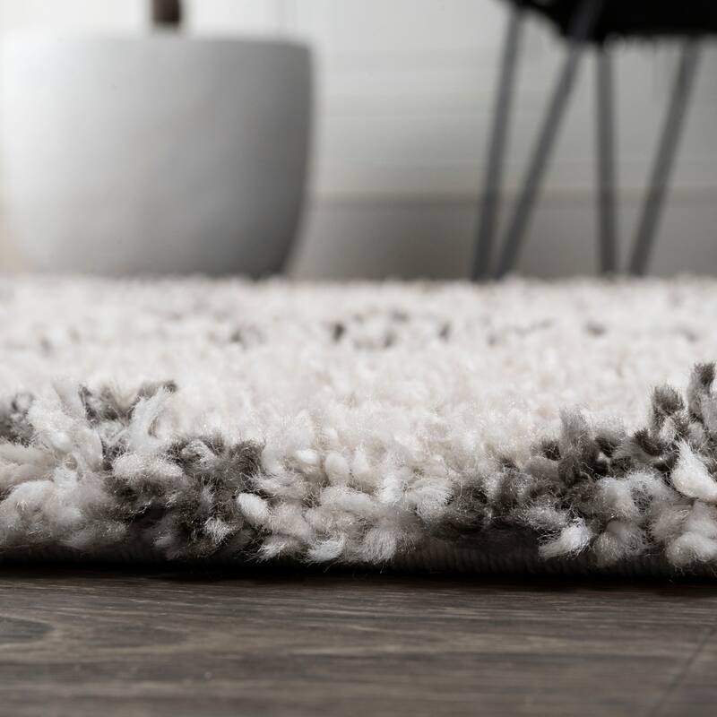 JONATHAN Y Algaida Diamond Trellis Shag Area Rug
