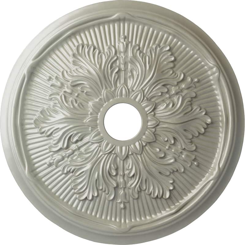 23 3/4"OD x 3 5/8"ID x 1 7/8"P Luton Leaf Ceiling Medallion