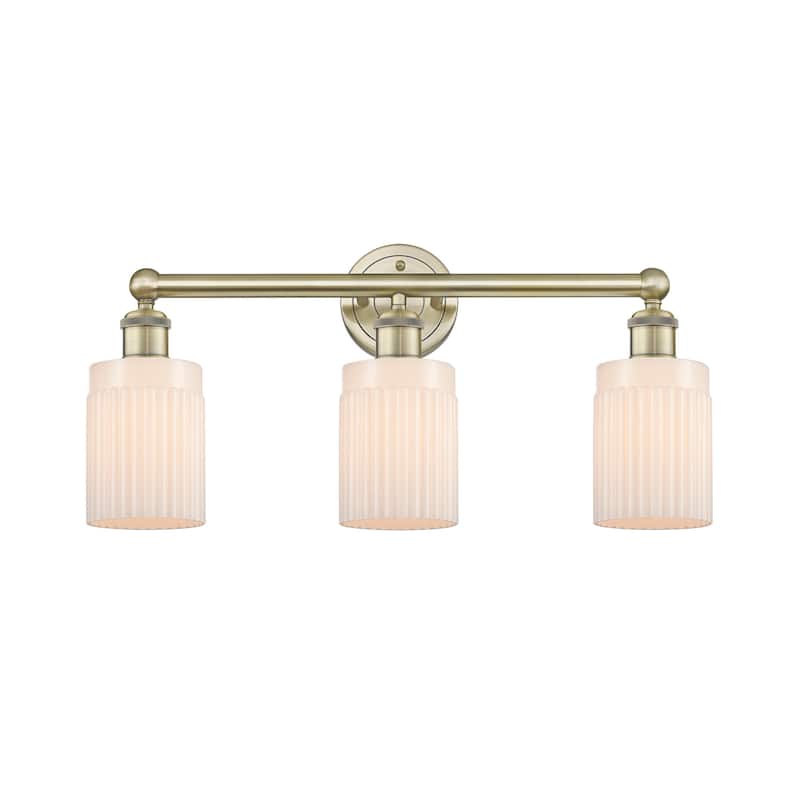 Innovations Lighting 616-3W-12-23 Hadley Vanity Hadley 3 Light 23" - Antique Brass / Matte White