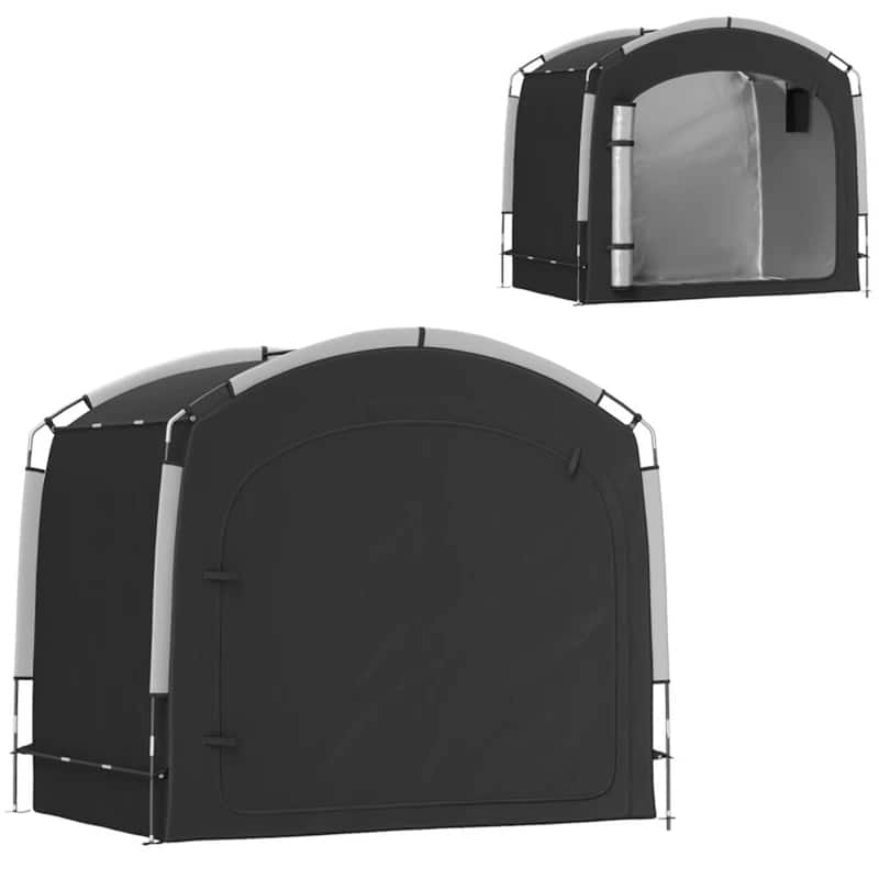 Oxford Bike Tent with Waterproof UV Protection and Pockets - 86.6" L x 59.1" W x 76.8" H
