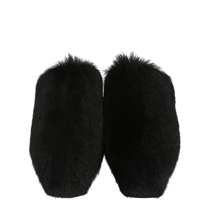 Ferragamo Selestina Fur Mules