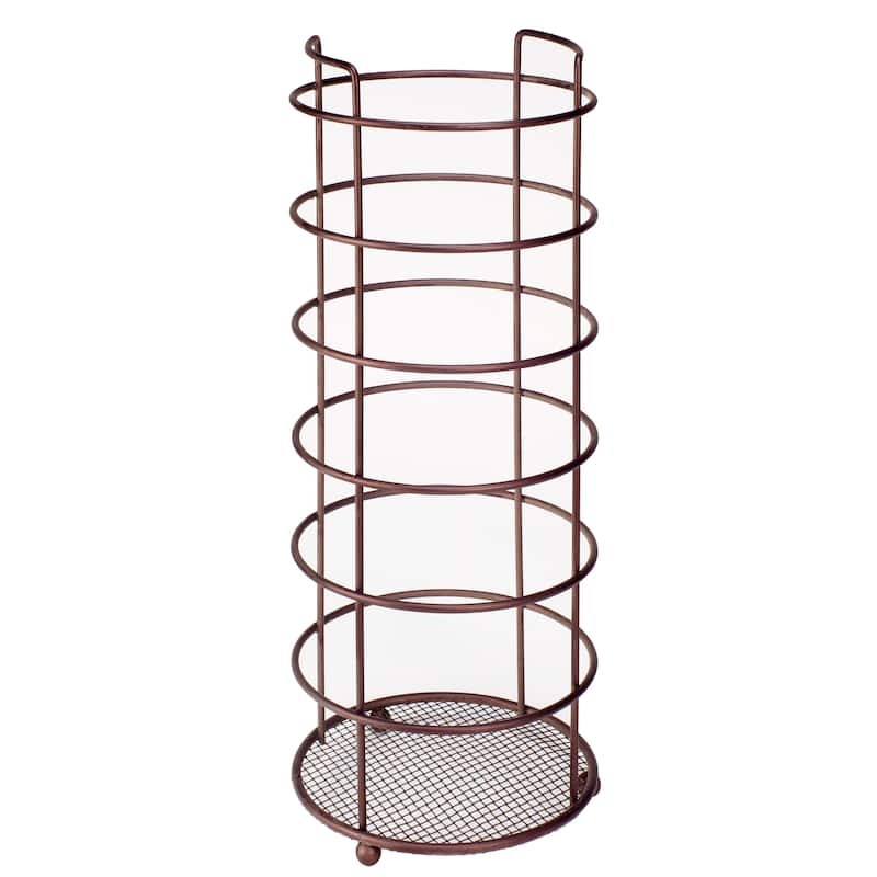 Bath Bliss Rust Links Tissue Roll Holder - 5.75"Rd x 14.50"