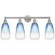 Option Brushed Satin Nickel / Sapphire Blue