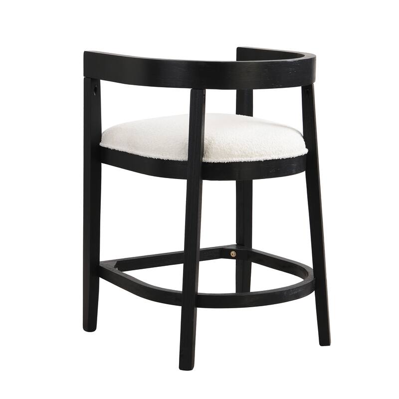 Ember 5-Piece Counter-Height Bar Set with Rubberwood Chairs and Ash Wood Table by Christopher Knight Home
