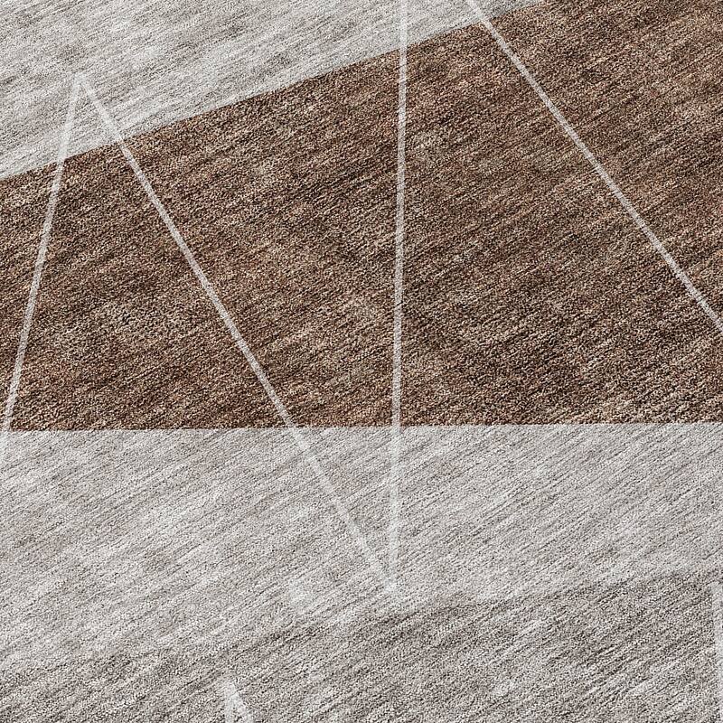 Machine Washable Indoor/ Outdoor Chantille Modern Prism Rug
