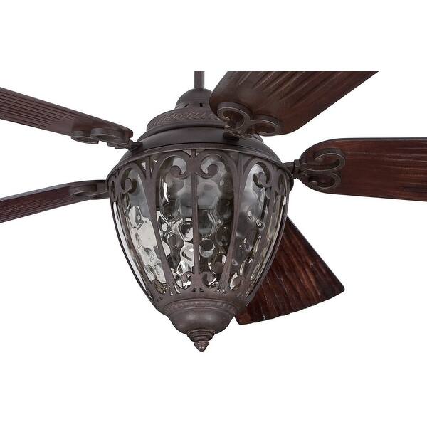 Craftmade Olivier Olivier 54 70 5 Blade Indoor Outdoor Ceiling Fan Remote And Light Kit Included Requires Blade