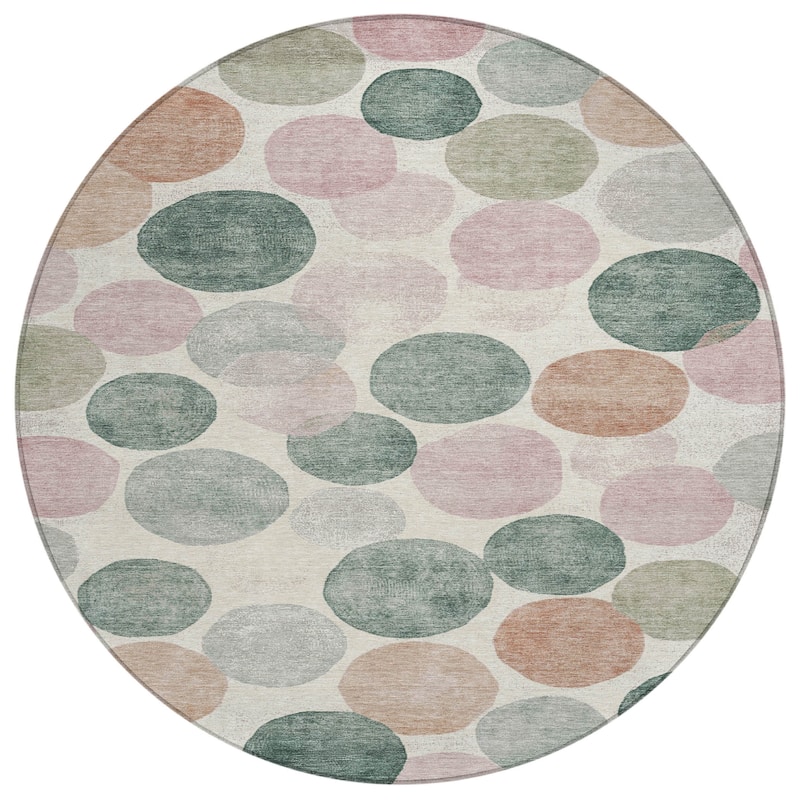 HomeRoots Geometric Transitional Rectangle Outdoor Rug