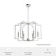 preview thumbnail 6 of 10, Hunter Zoanne 6-Light Modern Geometric Chandelier - Entry, Dining Room - Contemporary, Transitional