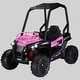 preview thumbnail 2 of 1, Battery Powered 12V Kids UTV Ride on Car, Music, MP3/USB, Suspension, Remote Control, for Boys & Girls Pink