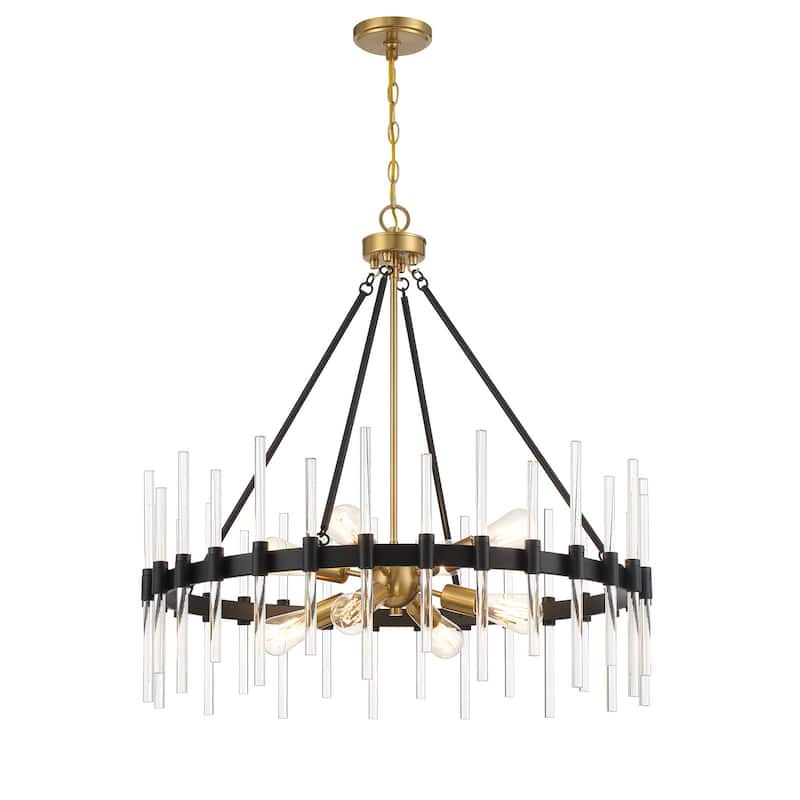 Savoy House 7-1937-8 Santiago 8 Light 30" Wide Crystal Pendant