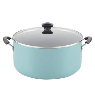 Farberware Cookware Aluminum Nonstick Covered Stockpot, 10.5-Quart
