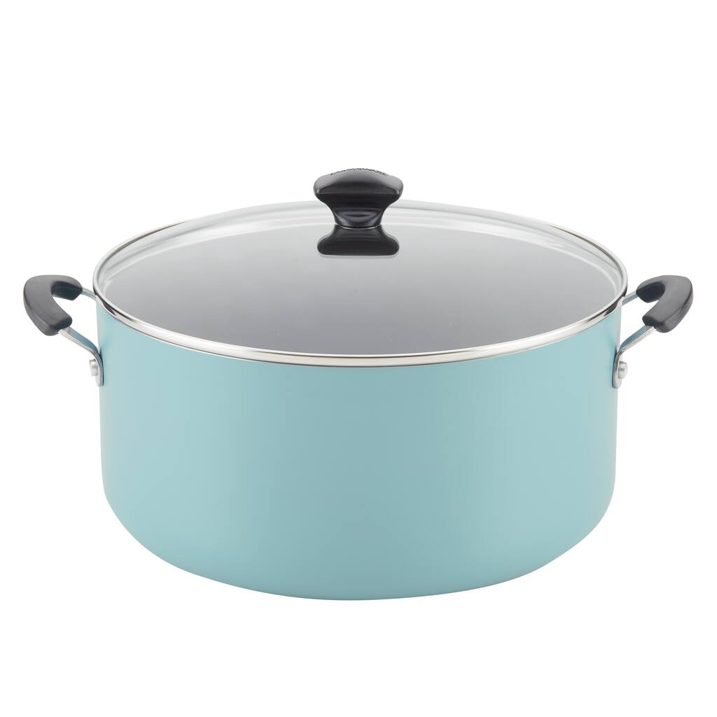 Farberware Cookware Aluminum Nonstick Covered Stockpot, 10.5-Quart