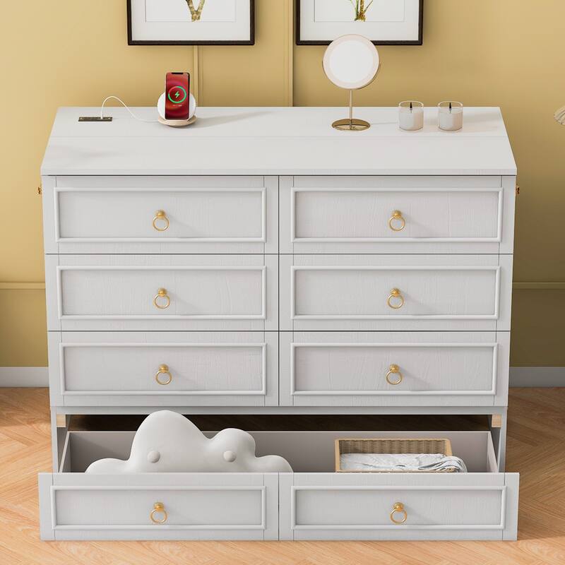 Murphy Bed with Versatile Storage & Large Drawers