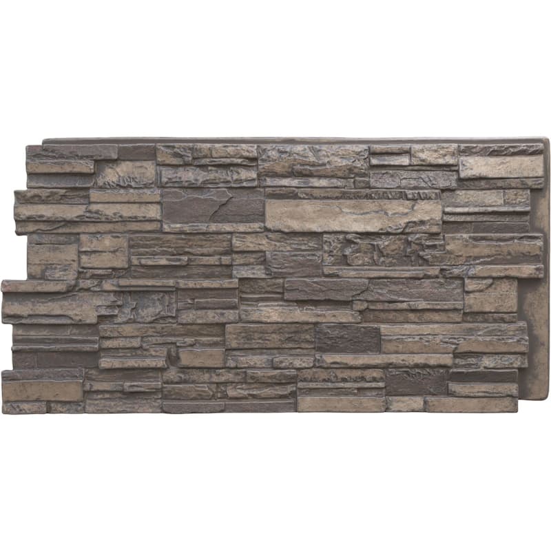 Cascade Stacked Stone, EverStone Faux Stone Siding Panel