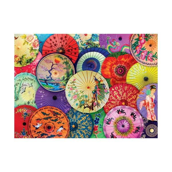 slide 2 of 5, Colors of the World - Asian Oil-Paper Umbrellas - 1000 Pcs - N/A