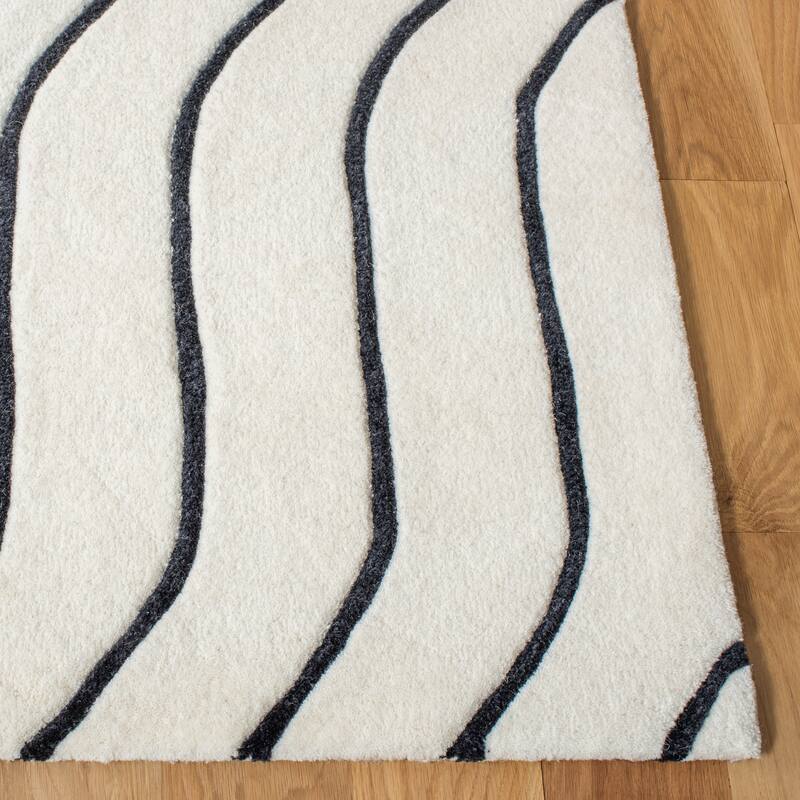 SAFAVIEH Handmade Fifth Avenue Adrian Mid-Century Modern Wool Rug