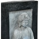 preview thumbnail 7 of 7, Hanover 24-In. Buddha Wall Statue Indoor or Outdoor Garden Fountain with LED Lights for Patio, Deck, Porch