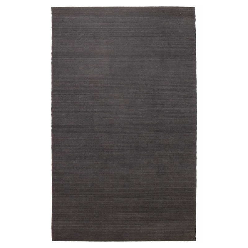 ECARPETGALLERY Hand Loomed Kashkuli Gabbeh Dark Grey Wool Rug - 5'0 x 8'2 - Dark Grey - 5'0 x 8'2