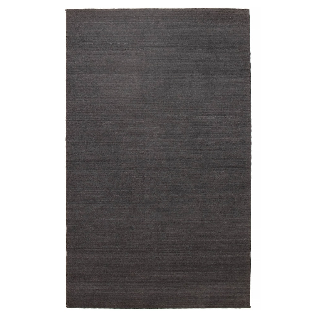 ECARPETGALLERY Hand Loomed Kashkuli Gabbeh Dark Grey Wool Rug - 5'0 x 8'2