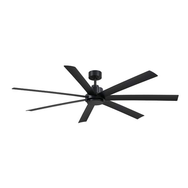 slide 2 of 10, Fanimation Pendry 72 inch Indoor/Outdoor Smart Ceiling Fan with Remote - Black