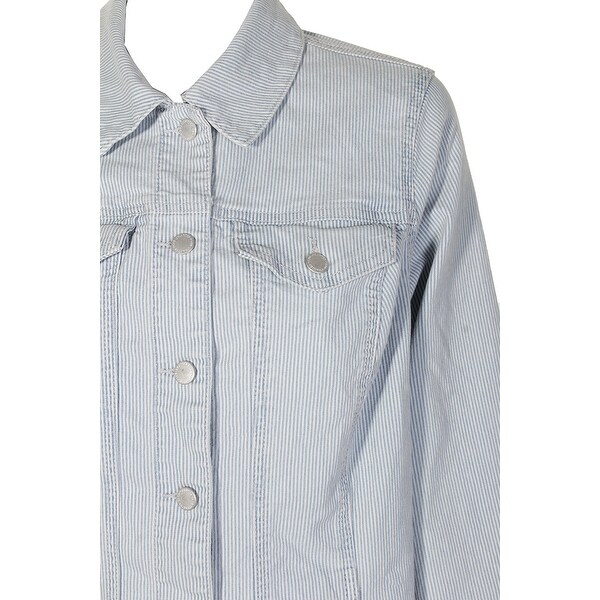 charter club white denim jacket