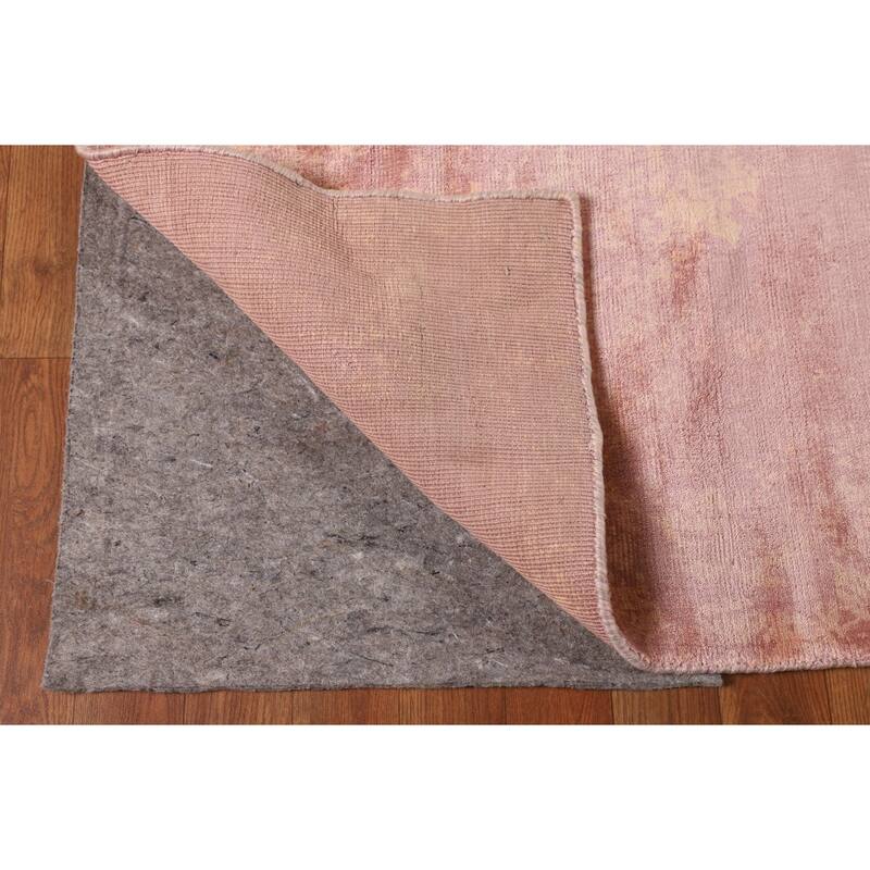 All-Over Abstract Modern Area Rug Handmade Wool Carpet - 6'8" X 9'8"