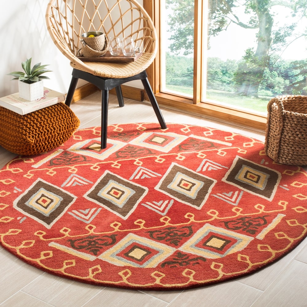 SAFAVIEH Handmade Heritage Constellation Traditional Oriental Wool Rug
