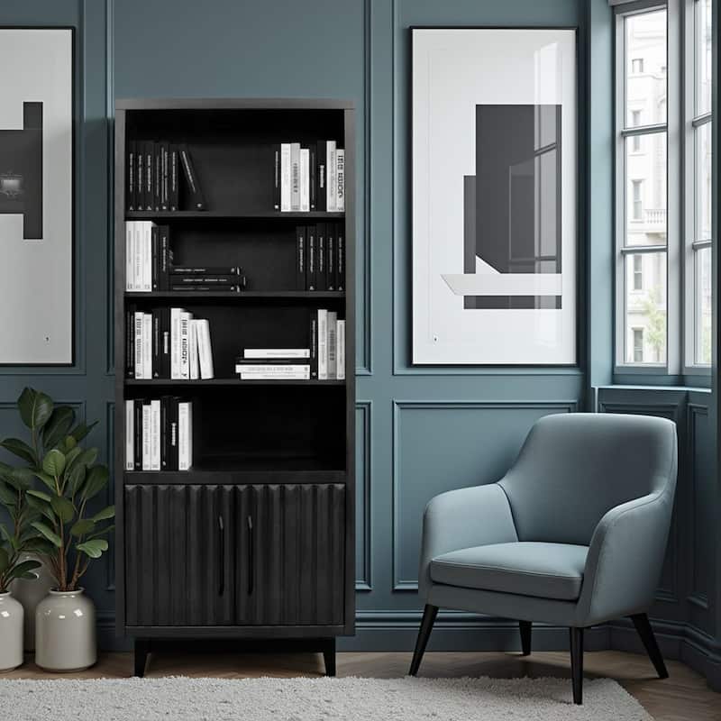 Bridgevine Home Radiance 78 inch High Bookcase Pier, No Assembly Required